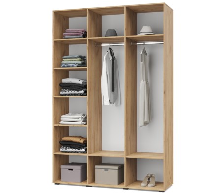 «Стоун» Шкаф 3-х створчатый С31