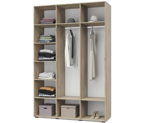 «Стоун» Шкаф 3-х створчатый С31