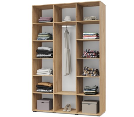 «Стоун» Шкаф 3-х створчатый С35