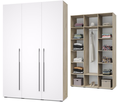 «Стоун» Шкаф 3-х створчатый С35