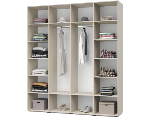 «Стоун» Шкаф 4-х створчатый С41