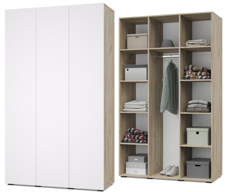 «Челси» Шкаф 3-х створчатый без зеркала Ч35 «Челси» Шкаф 3-х створчатый без зеркала Ч35