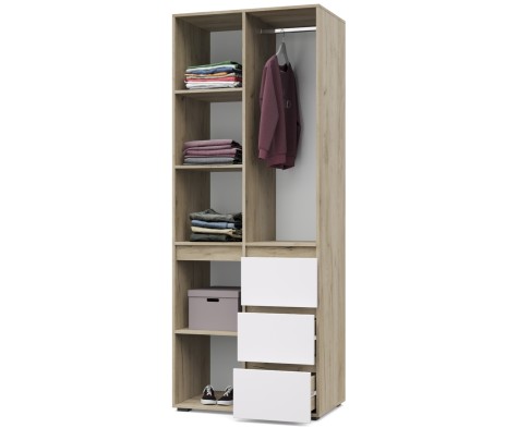 «Тифани» Шкаф 2-х створчатый с выдвижными ящиками Т24