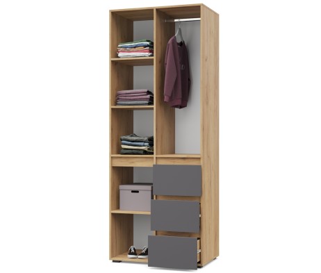 «Тифани» Шкаф 2-х створчатый с выдвижными ящиками Т24