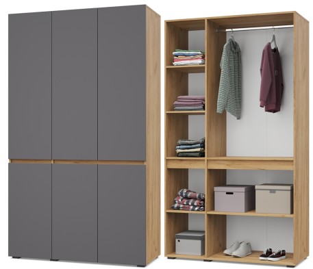 «Тифани» Шкаф 3-х створчатый Т31