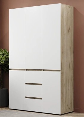 «Тифани» Шкаф 3-х створчатый с выдвижными ящиками Т34