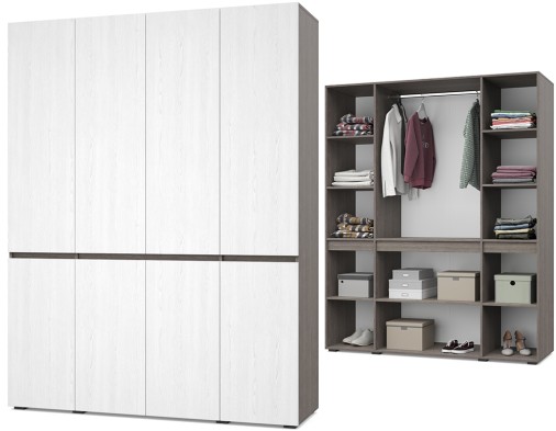 «Тифани» Шкаф 4-х створчатый Т41