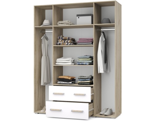 «Виора» Шкаф 4-х створчатый с выдвижными ящиками В43