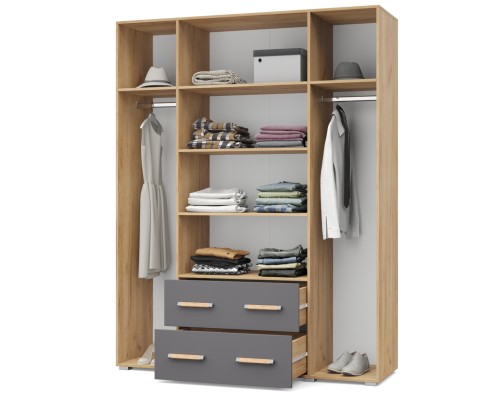 «Виора» Шкаф 4-х створчатый с выдвижными ящиками В43