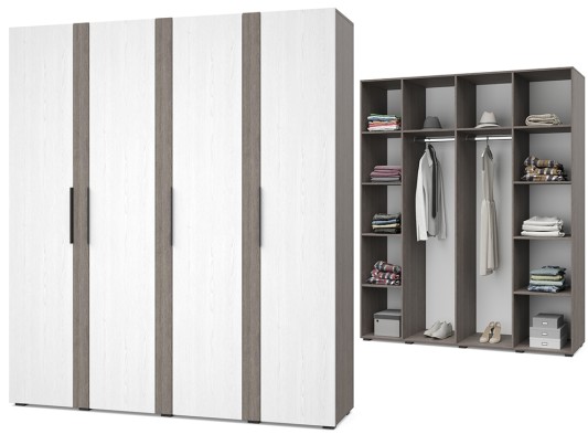 «Пандора» Шкаф 4-х створчатый П41/П42