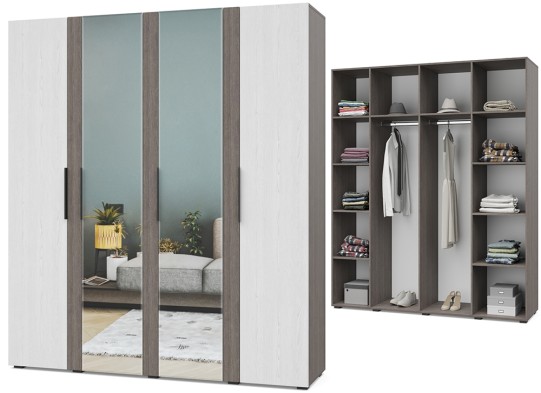 «Пандора» Шкаф 4-х створчатый П41/П42