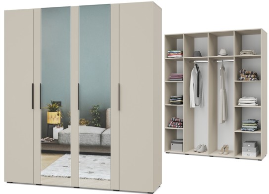 «Пандора» Шкаф 4-х створчатый П41/П42