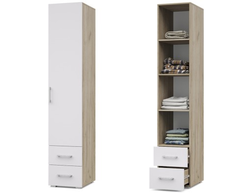 «Ева» Пенал с выдвижными ящиками Е13