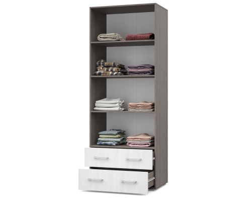 «Ева» Шкаф 2-х створчатый с выдвижными ящиками Е23