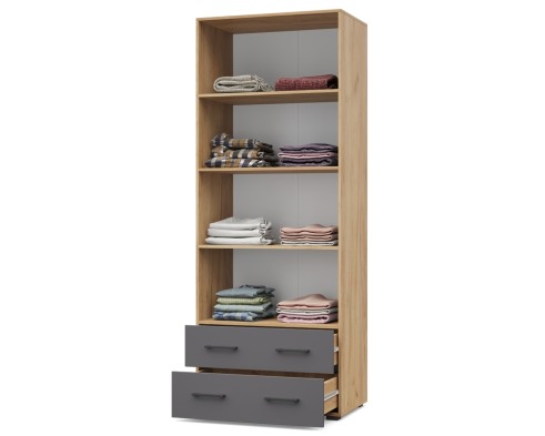 «Ева» Шкаф 2-х створчатый с выдвижными ящиками Е23