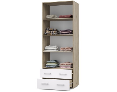 «Ева» Шкаф 2-х створчатый с выдвижными ящиками Е23