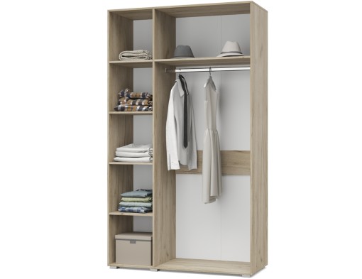 «Ева» Шкаф 3-х створчатый с зеркалом Е31