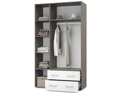 «Ева» Шкаф 3-х створчатый с выдвижными ящиками Е33