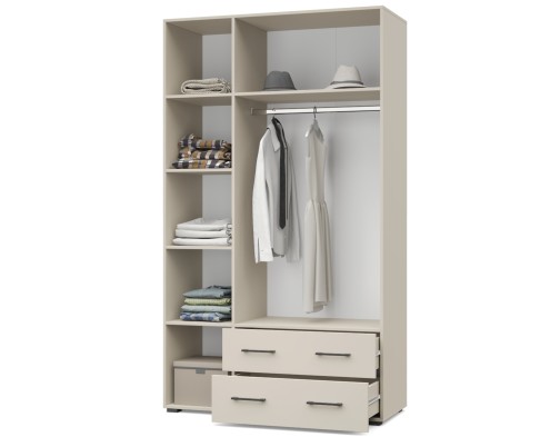 «Ева» Шкаф 3-х створчатый с выдвижными ящиками Е33