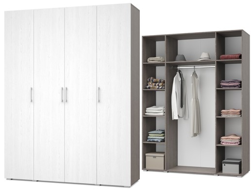 «Ева» Шкаф 4-х створчатый Е40/Е41