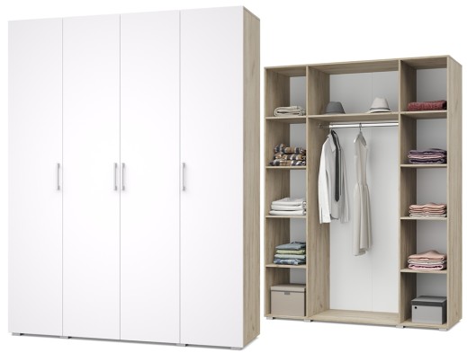 «Ева» Шкаф 4-х створчатый Е40/Е41