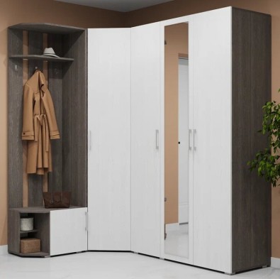 «Ева» Шкаф угловой Е57