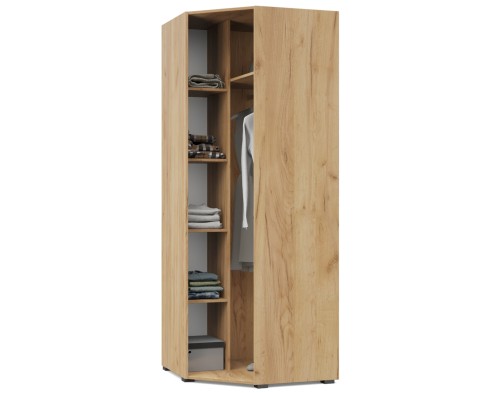 «Ева» Шкаф угловой с зеркалом Е58