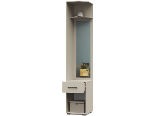 «Карина» Пенал угловой с зеркалом К81