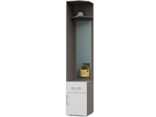 «Карина» Пенал угловой с зеркалом К81