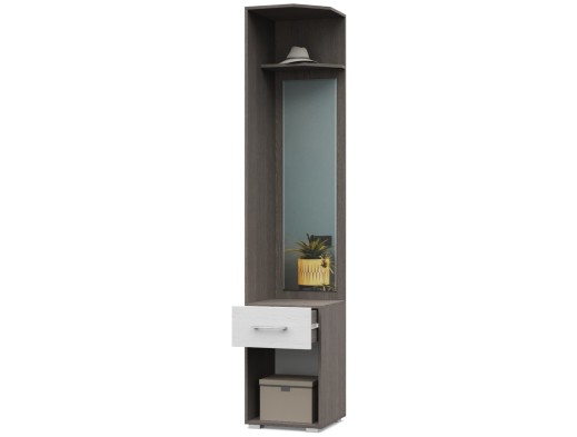 «Карина» Пенал угловой с зеркалом К81