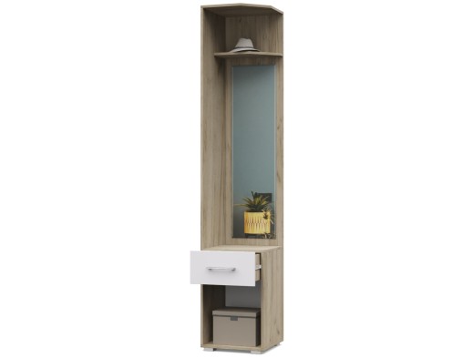 «Карина» Пенал угловой с зеркалом К81