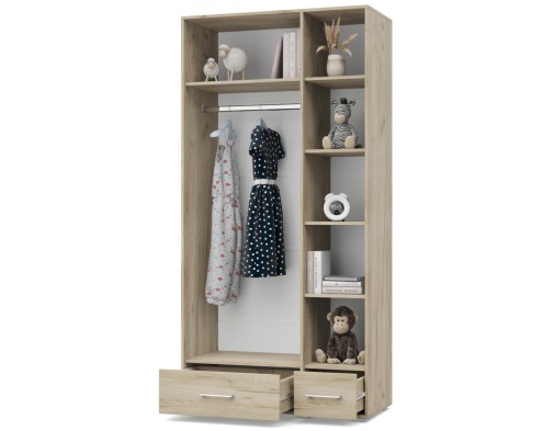 «Оливия» Шкаф 3-х створчатый с выдвижными ящиками О32 Модериум «Оливия» Шкаф 3-х створчатый с выдвижными ящиками О32 Модериум