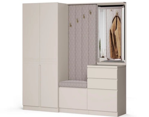 «Атланта» Обувница с зеркалом