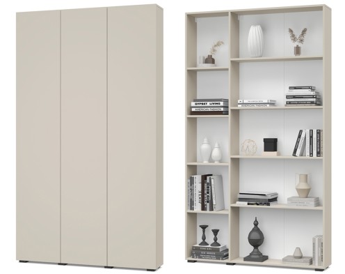 «Ирбис» Шкаф-пенал узкий для книг 1200 И31