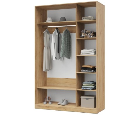 «Роланд» Шкаф-купе 1500 Зеркало/Зеркало Р153