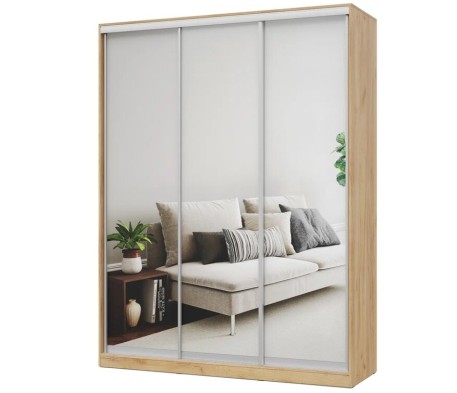 «Роланд» Шкаф-купе 1800 3 Зеркала Р183