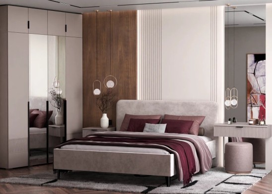 «Сатин» Кровать 1600 с ортопедическим основанием М10 «Сатин» Кровать 1600 с ортопедическим основанием М10