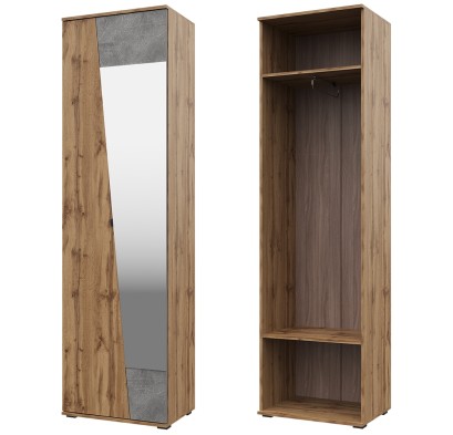 «Mari» Шкаф для одежды 2-х дв с зеркалом м.1