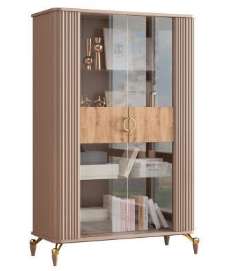 «Мадрид» Витрина 2 стеклодвери в стиле ар-деко