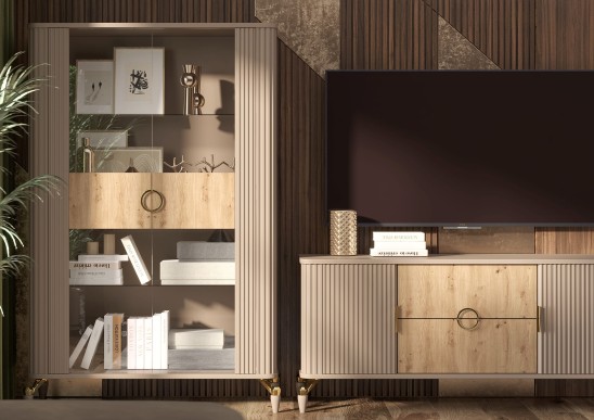 «Мадрид» Тумба под ТВ в стиле ар-деко