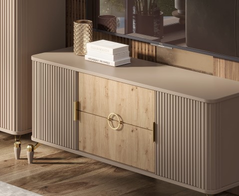 «Мадрид» Тумба под ТВ в стиле ар-деко