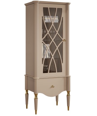 «София» Арида Пенал-витрина с 1 стеклодверью и выдвижным ящиком