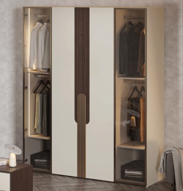 «Диана» Модульный спальный гарнитур (Венге/Крем)