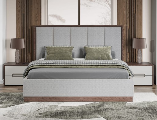 «Диана» Модульный спальный гарнитур (Венге/Серый Кашемир)