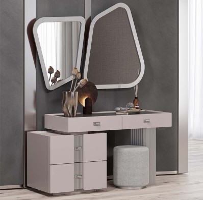 «Леонардо» Туалетный стол с зеркалом и пуфом «Леонардо» Туалетный стол с зеркалом и пуфом