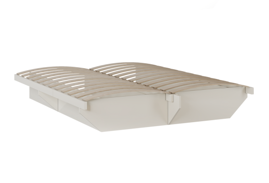 «Леонардо» Кровать двуспальная с ортопедическим основанием (малое изголовье)