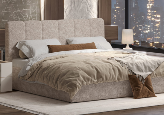 «Леонардо» Кровать двуспальная с подъемным мех-мом (малое изголовье)