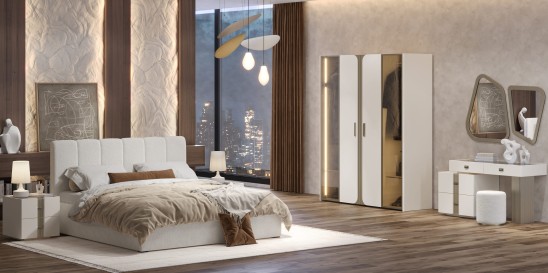 «Леонардо» Кровать двуспальная с подъемным мех-мом (малое изголовье)