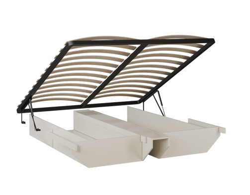 «Леонардо» Кровать двуспальная с подъемным мех-мом (малое изголовье)