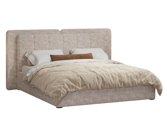 «Леонардо» Кровать двуспальная с подъемным мех-мом (малое и большое изголовье) «Леонардо» Кровать двуспальная с подъемным мех-мом (малое и большое изголовье)